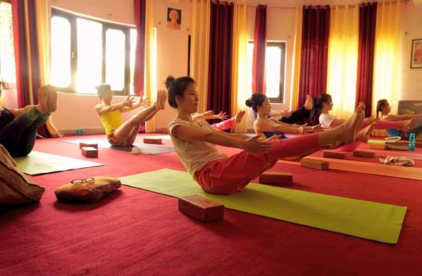 Yoga school in Rishikesh